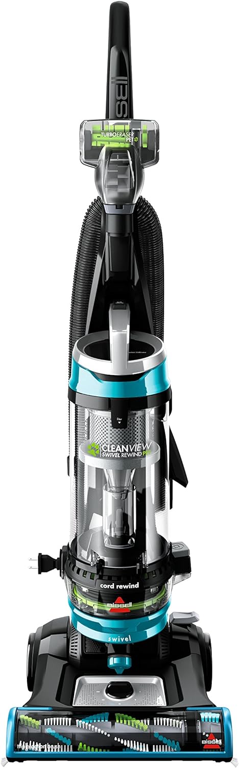Bissell CleanView Swivel Pet Upright Vacuum, Swivel Steering for