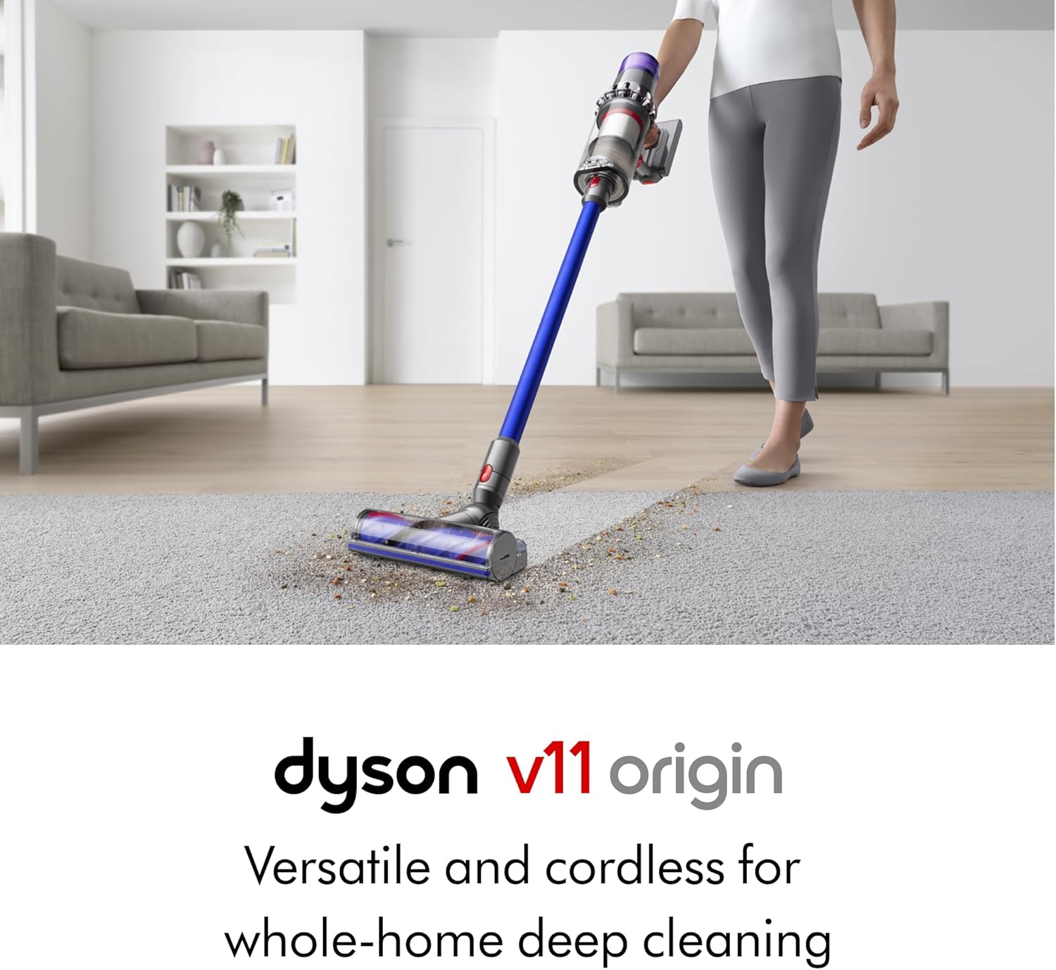 Dyson V11 Origin Cordless Vacuum, 185AW, 3 Power Modes, Up to 60 Minutes,² Deep - View 2