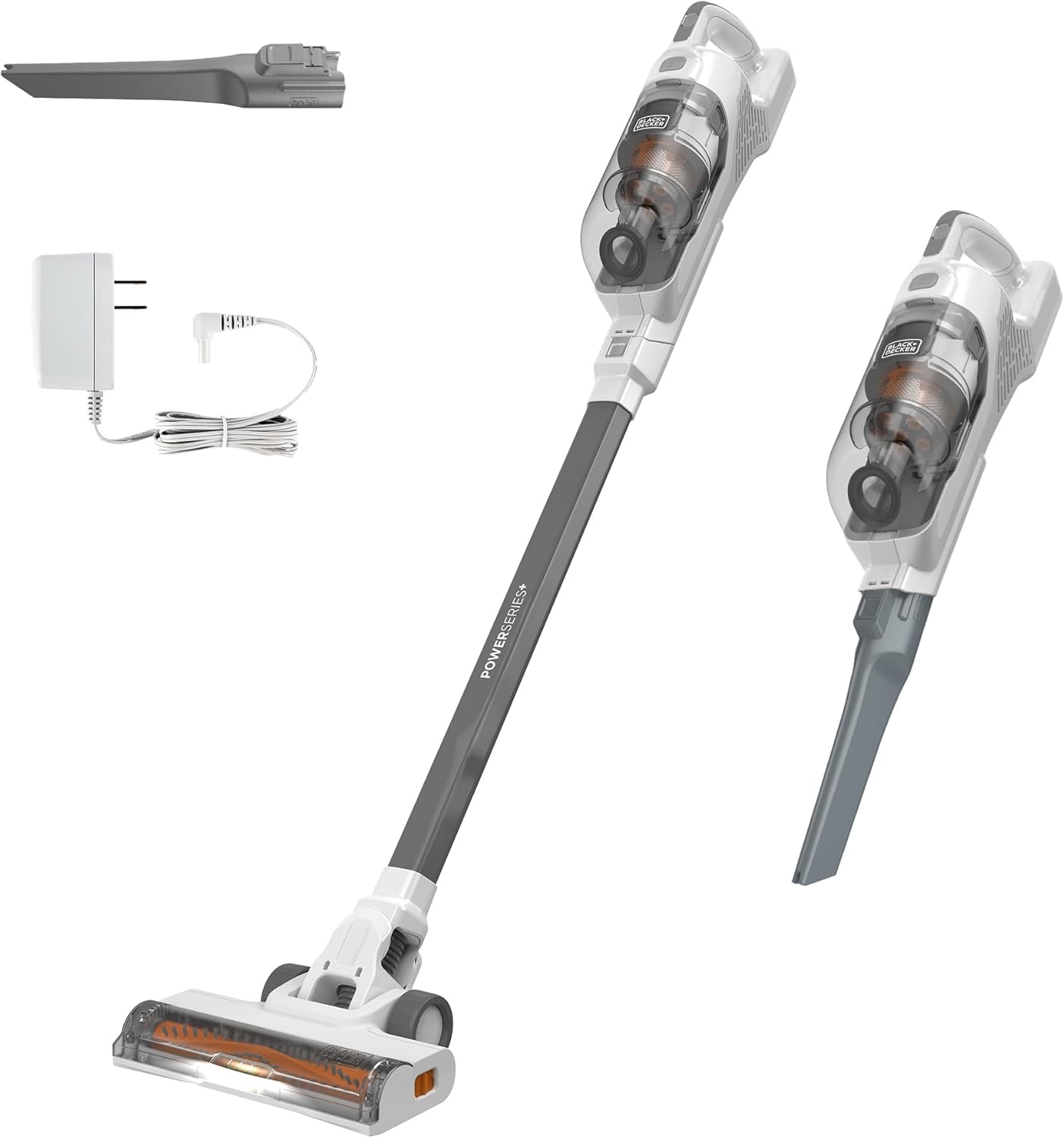 BLACK+DECKER POWERSERIES+ 20V MAX Cordless Stick Vacuum Cleaner with LED Floor
