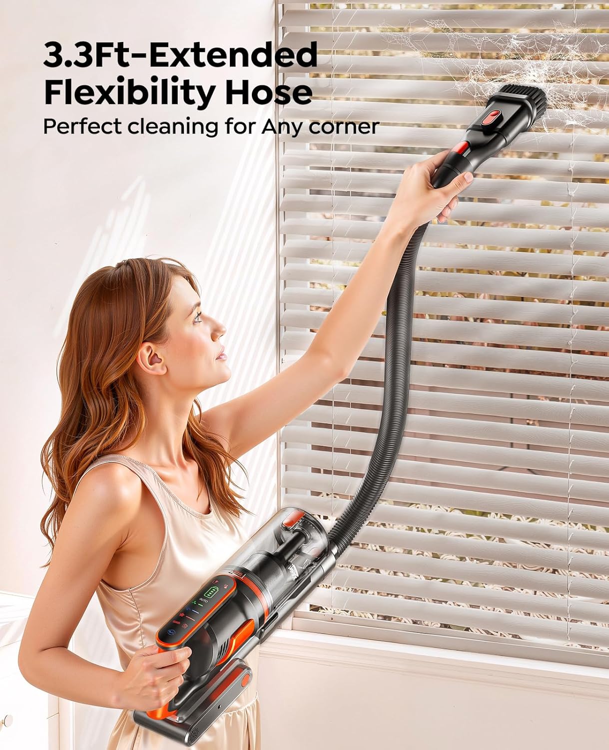 Cordless Vacuum Cleaner, 650W/55Kpa/70Mins Stick Vacuum Cleaners for Home with - View 6