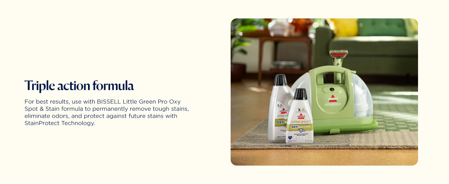 BISSELL Little Green Multi-Purpose Portable Carpet and Upholstery Cleaner, Car and Auto Detailer, with Exclusive Specialty Tools, Green, 1400B detail 6