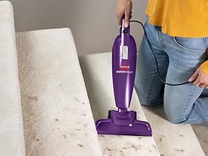Bissell 2033M Featherweight Stick Lightweight Bagless Vacuum and Electric Broom with Crevice Tool for Hard Floors and Carpets, Black detail 5