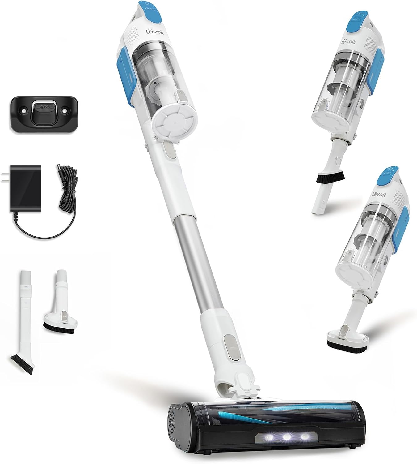 LEVOIT Cordless Vacuum Cleaner, Stick Vac with Tangle-Resistant Design, Up to 50 Minutes, Powerful Suction, Rechargeable, Lightweight, and Versatile for Carpet, Hard Floor, Pet Hair, LVAC-200 detail 13