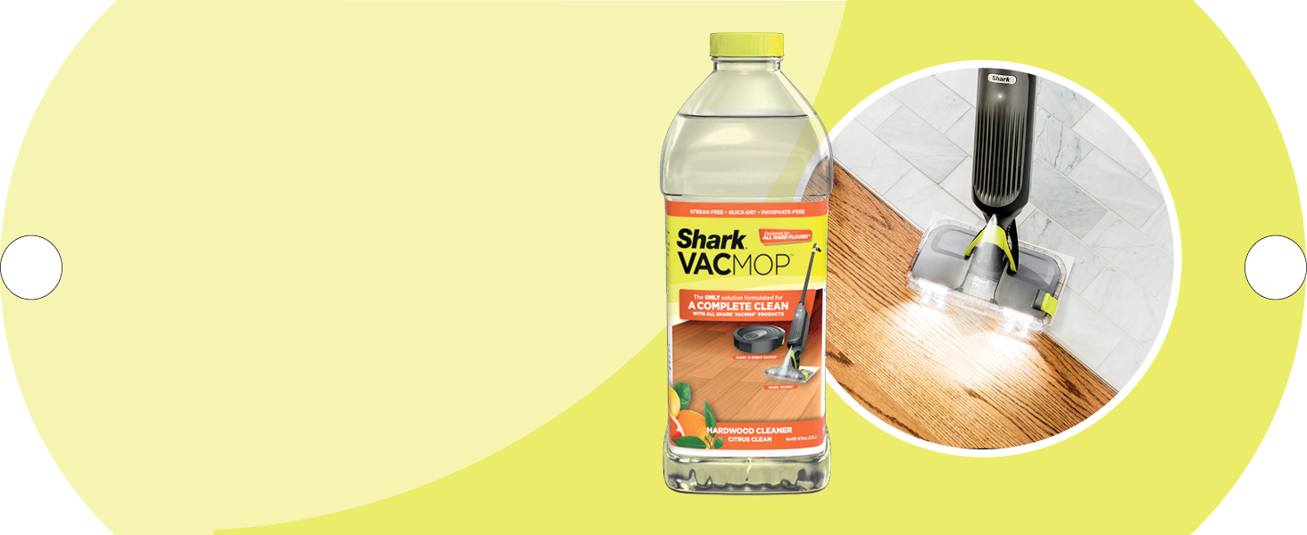 Shark VACMOP Cordless Hard Floor Cleaner, Vacuum and Spray Mop, Powerful Suction, Lightweight, LED Headlights, Includes 4 Disposable Pads, 12oz Multi-Surface Cleaning Solution, Gray, VM252 detail 10