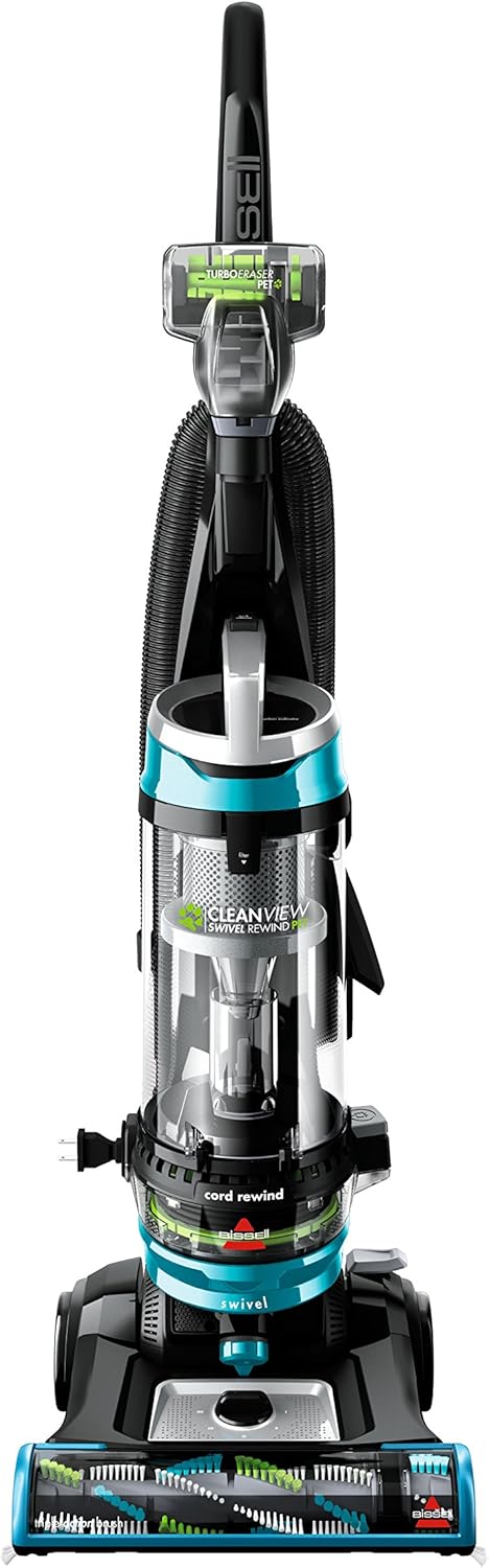 Bissell CleanView Swivel Pet Upright Vacuum, Swivel Steering for Maneuverability, Triple Action Brush Roll for Pet Hair, Large Capacity Dirt Tank & Scatter-Free Tech, 2252 detail 11