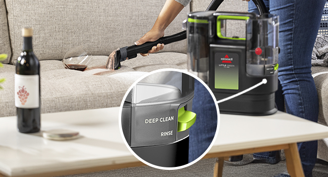BISSELL® Little Green® Max Pet SmartMix Portable Carpet and Upholstery Deep Cleaner, Car/Auto Detailer, with SmartMix Technology, Self-Cleaning Tough Stain Tool and Pet Hair Removal Tool, 38572 detail 2