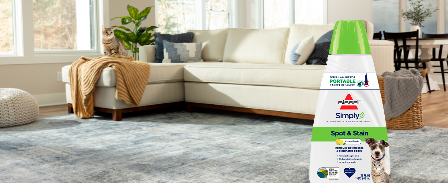 BISSELL® Little Green® Max Pet SmartMix Portable Carpet and Upholstery Deep Cleaner, Car/Auto Detailer, with SmartMix Technology, Self-Cleaning Tough Stain Tool and Pet Hair Removal Tool, 38572 detail 12