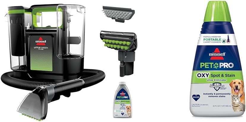 BISSELL® Little Green® Max Pet SmartMix Portable Carpet and Upholstery Deep Cleaner, Car/Auto Detailer, with SmartMix Technology, Self-Cleaning Tough Stain Tool and Pet Hair Removal Tool, 38572 detail 18