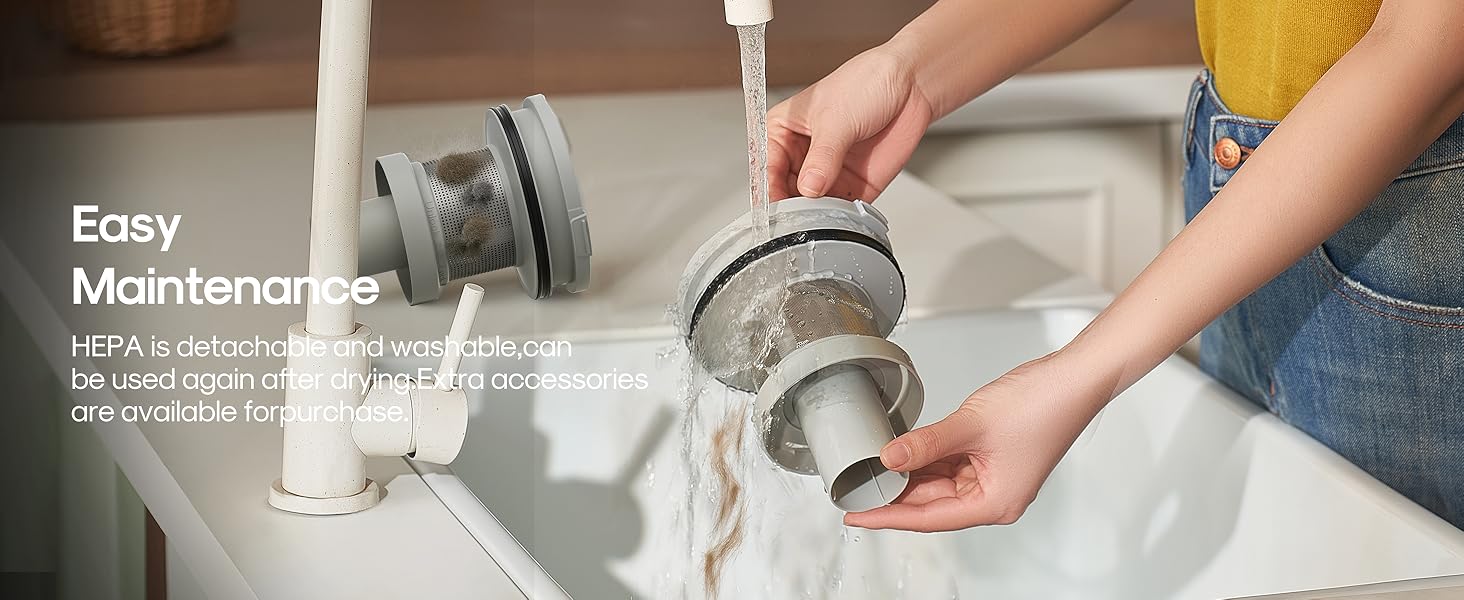 Eureka RapidClean Pro NEC280TL Cordless Stick Vacuum Cleaner - Lightweight 5.3 lbs, 40-Min Runtime, LED Headlights, 3 Power Modes, Ideal for Pet Hair, Hard Floors & Carpets detail 9