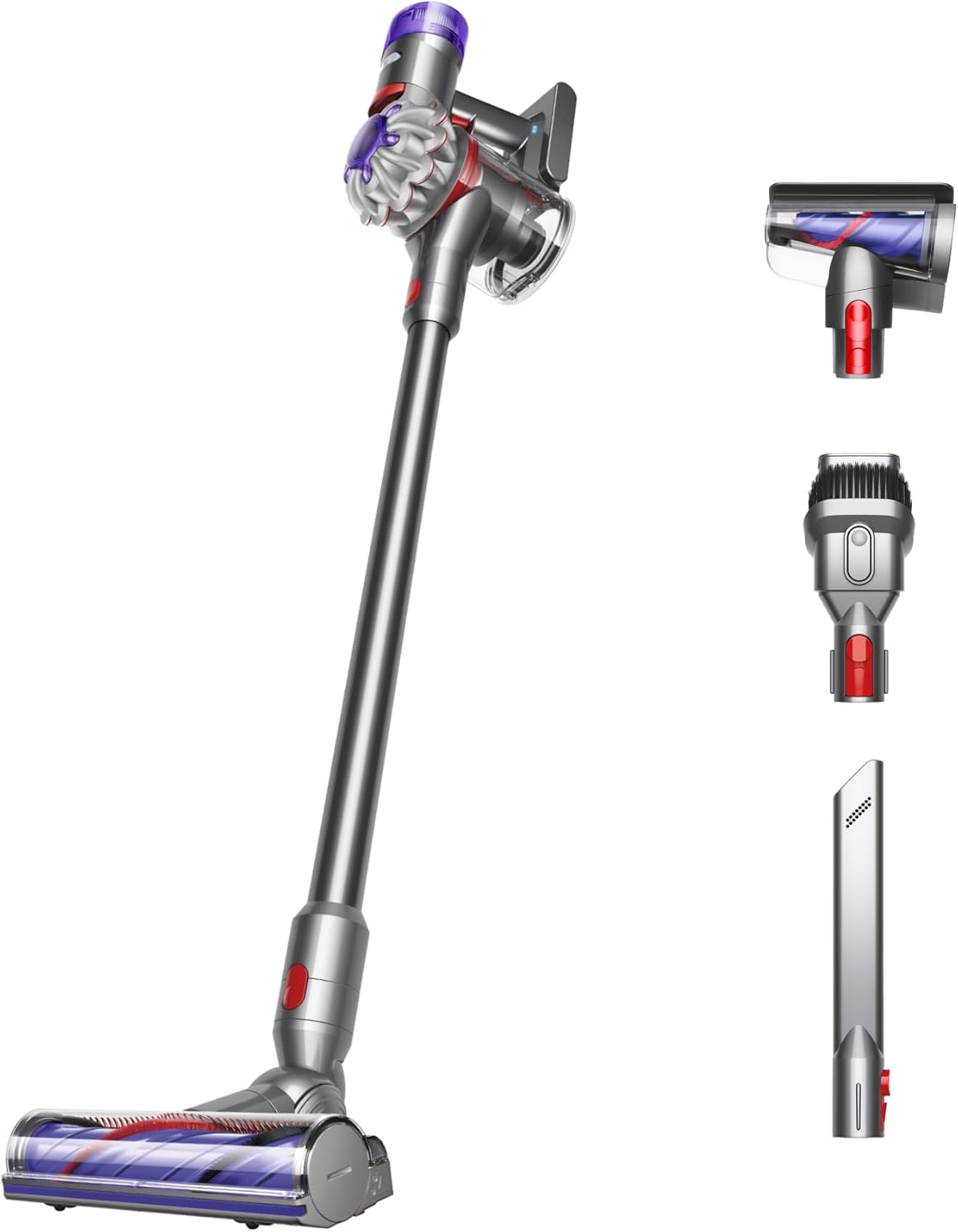 Dyson V8 Cordless Vacuum, Cleans Hard Floors and Carpets, Detangles, Converts to Handheld, 115AW, 2 Power Modes, Up to 40 Minutes¹ detail 13