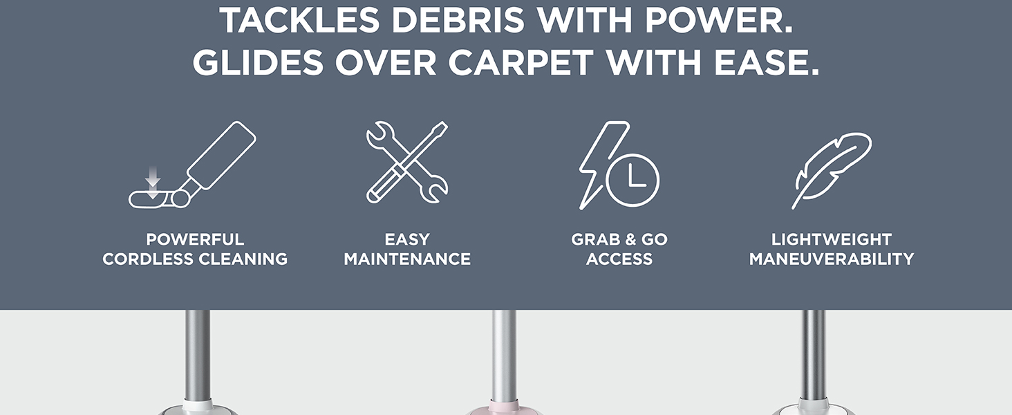 Shark Freestyle Max Cordless Upright Vacuum | Multi-Surface Cleaning, Lightweight, Easy Maintenance | Large Dust Cup, 2-Speed Brushroll, LED Headlights | Nordic Blue | SV2002 detail 3