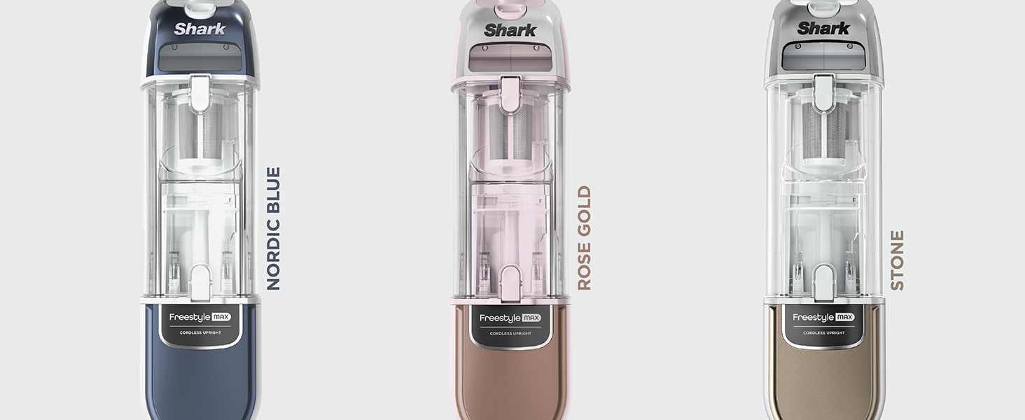 Shark Freestyle Max Cordless Upright Vacuum | Multi-Surface Cleaning, Lightweight, Easy Maintenance | Large Dust Cup, 2-Speed Brushroll, LED Headlights | Nordic Blue | SV2002 detail 4