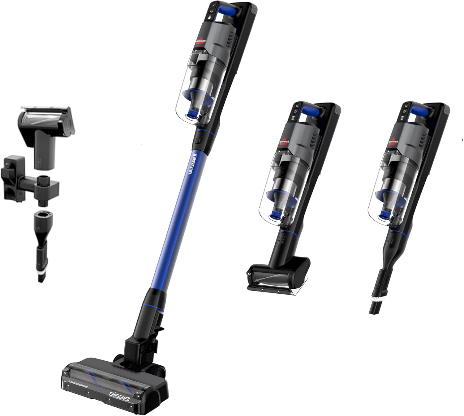 Bissell PowerClean DualBrush 280W Self-Standing Cordless Vacuum, DualBrush & AutoAdapt Tech, Self-Cleaning Brush Roll, Strong Suction, Removeable Battery, Upholstery Tool & Bright Headlights, 4196K detail 16