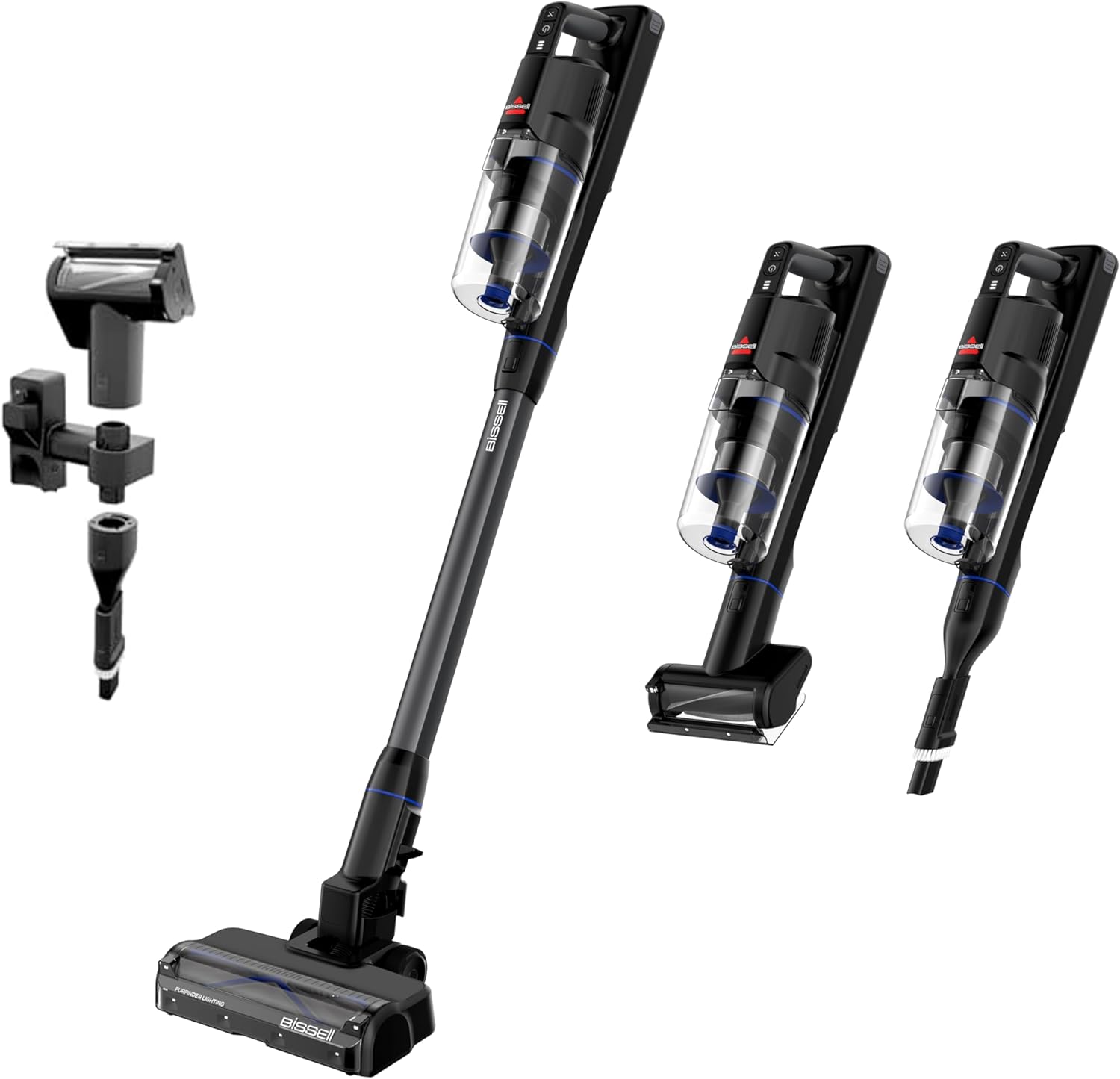 Bissell PowerClean DualBrush 280W Self-Standing Cordless Vacuum, DualBrush & AutoAdapt Tech, Self-Cleaning Brush Roll, Strong Suction, Removeable Battery, Upholstery Tool & Bright Headlights, 4196K detail 18