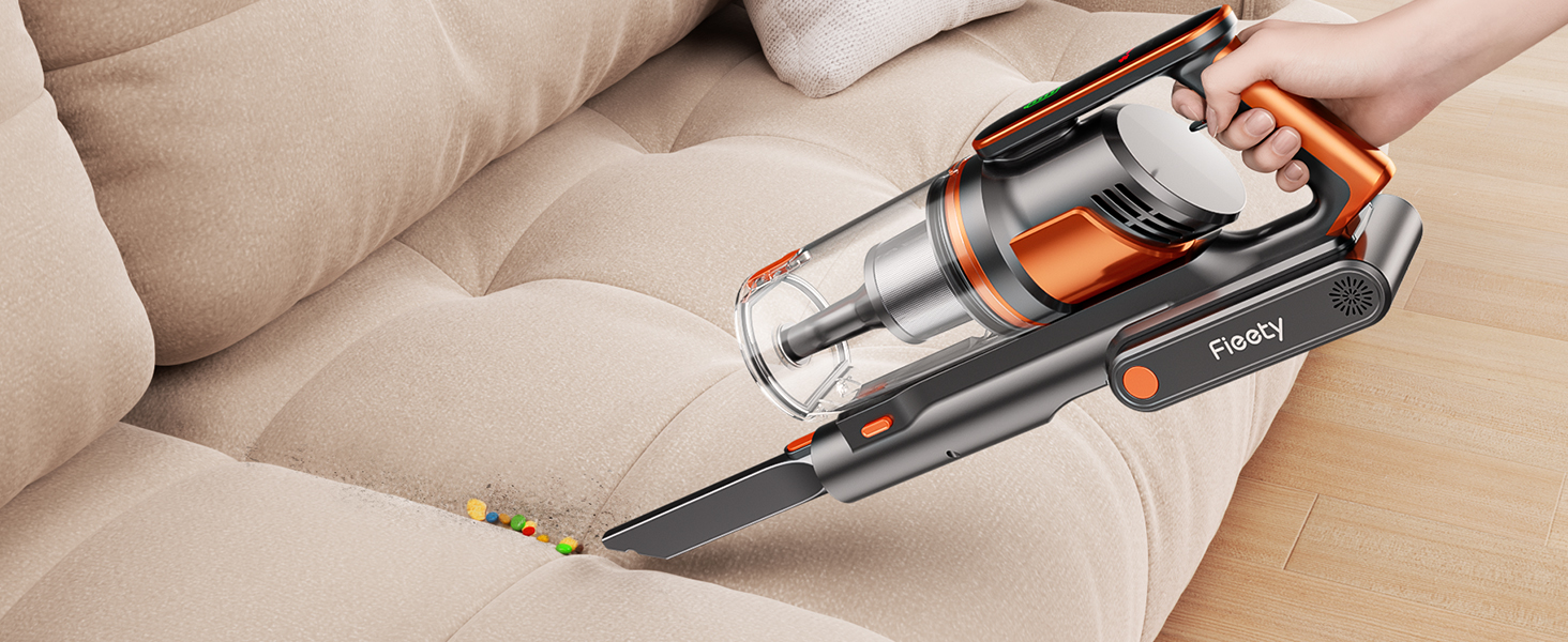 Cordless Vacuum Cleaner, 650W/55Kpa/70Mins Stick Vacuum Cleaners for Home with 180° Foldable Wand &3.3Ft Hose, Touch Screen AUTO-Mode, Wall Mount Charging, Fragrance, Vacuum for Floor/Carpet/Pet Hair detail 12