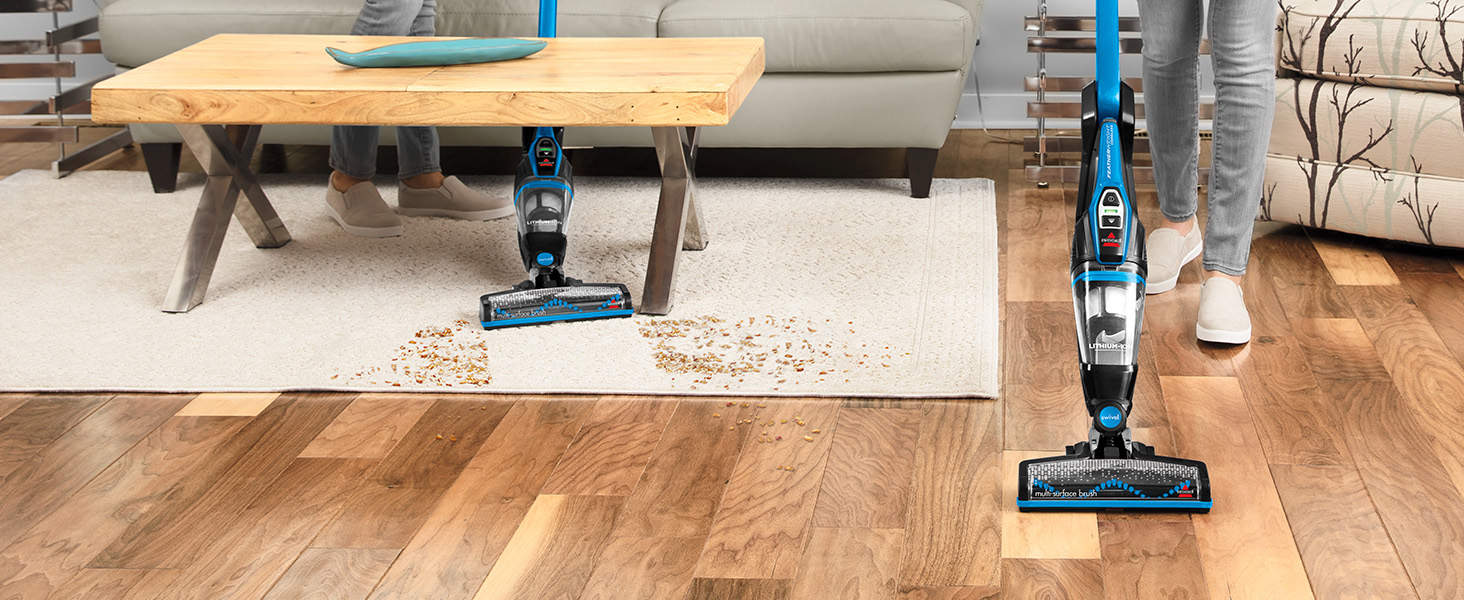 Bissell, 3061 Featherweight Cordless Stick Vacuum, Self-Standing, Electric Blue, Black detail 1