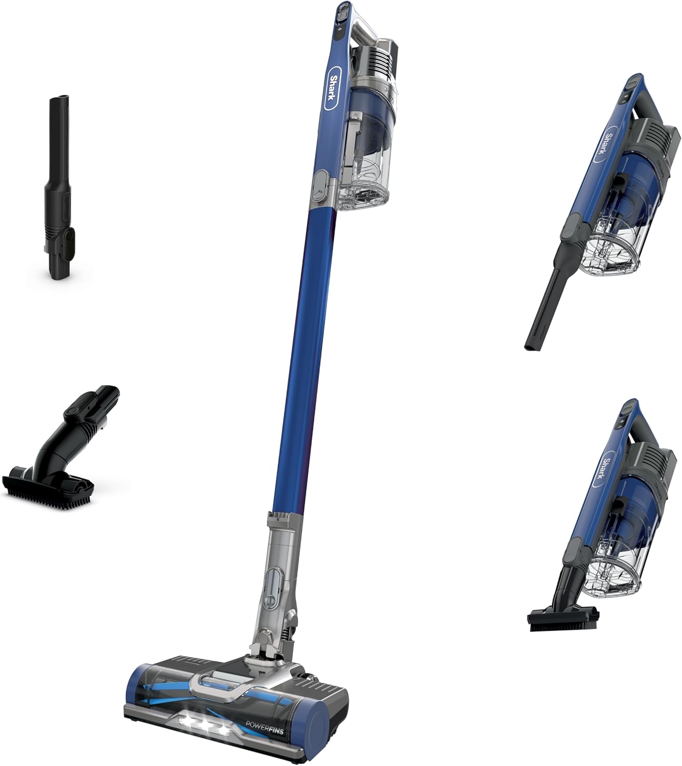 Shark Cordless Vacuum Cleaner, HEPA Filter, Lightweight, Portable, Rechargeable, Pet Hair Pickup, Removable Handheld, Crevice, Upholstery & Dusting Brush Included, 40-min runtime, Red, IZ362H detail 14