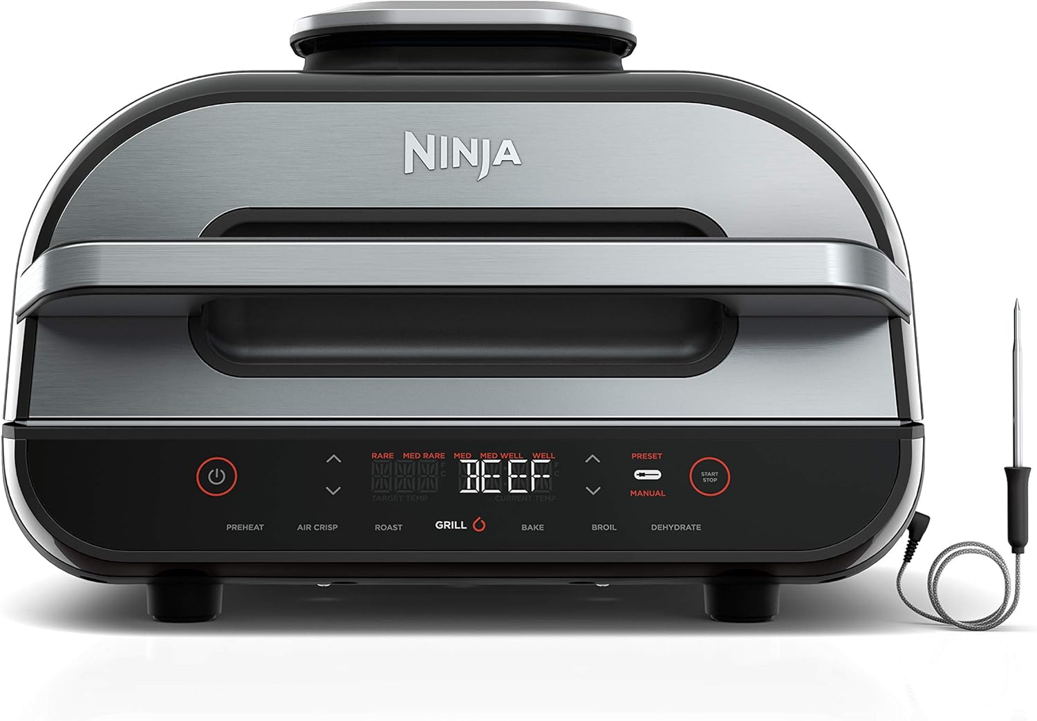 Ninja | Indoor Grill and Air Fryer| Foodi Smart XL | 6-in-1 Grill, Air Fry, - View 3