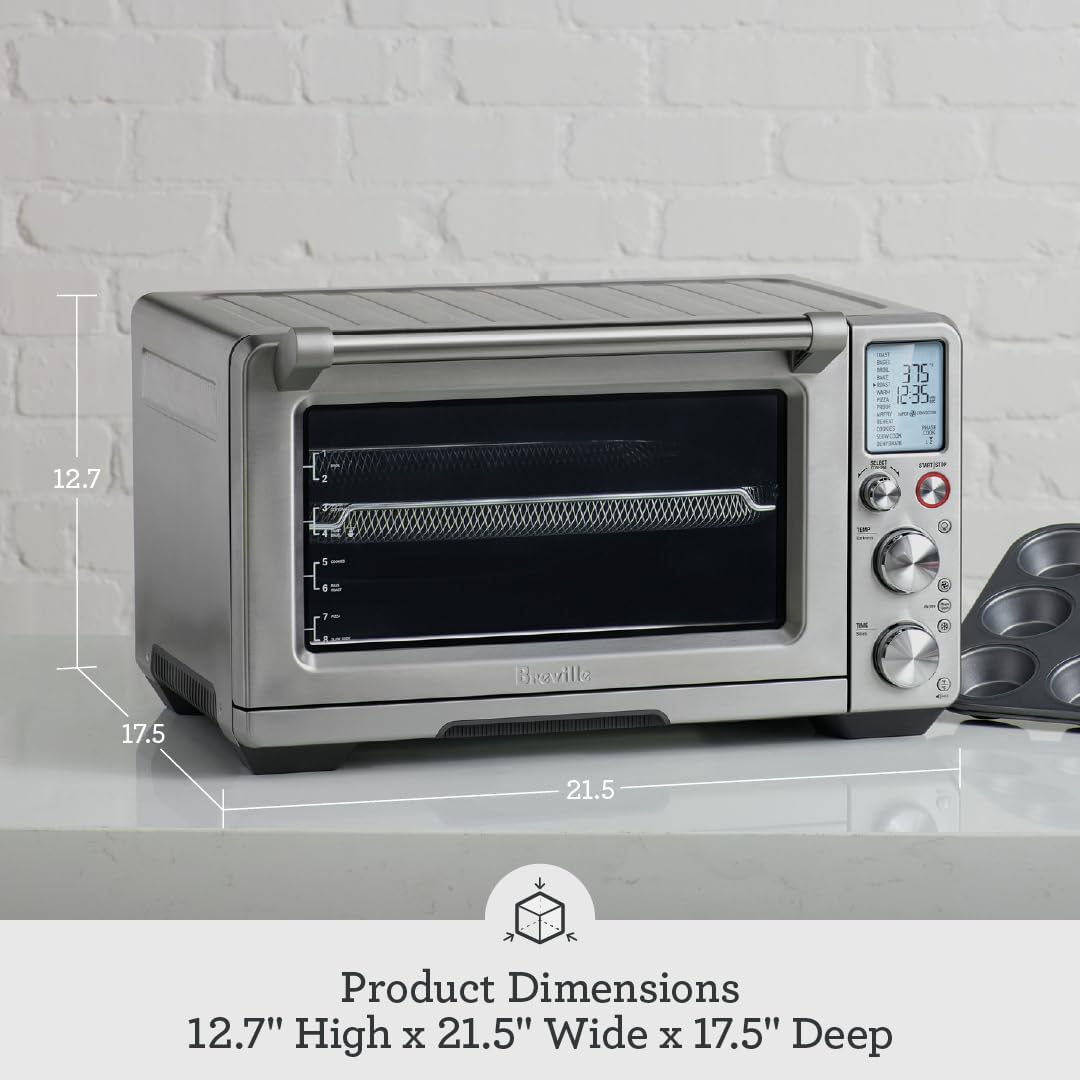 Breville BOV900BSS Smart Oven Air Fryer Pro and Convection Oven, Brushed - View 3