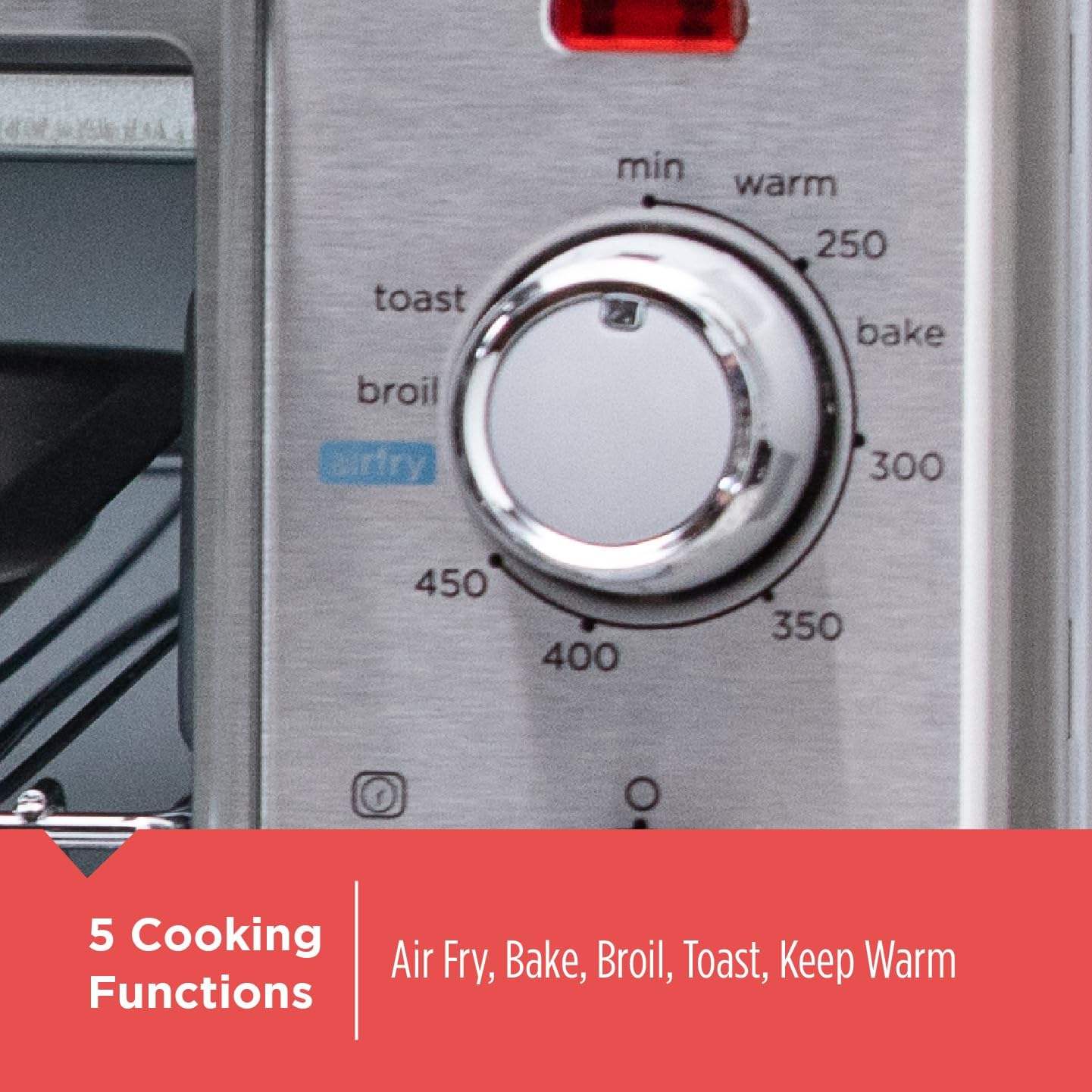 BLACK+DECKER Crisp 'N Bake Air Fryer Countertop Convection Toaster Oven, Large - View 6