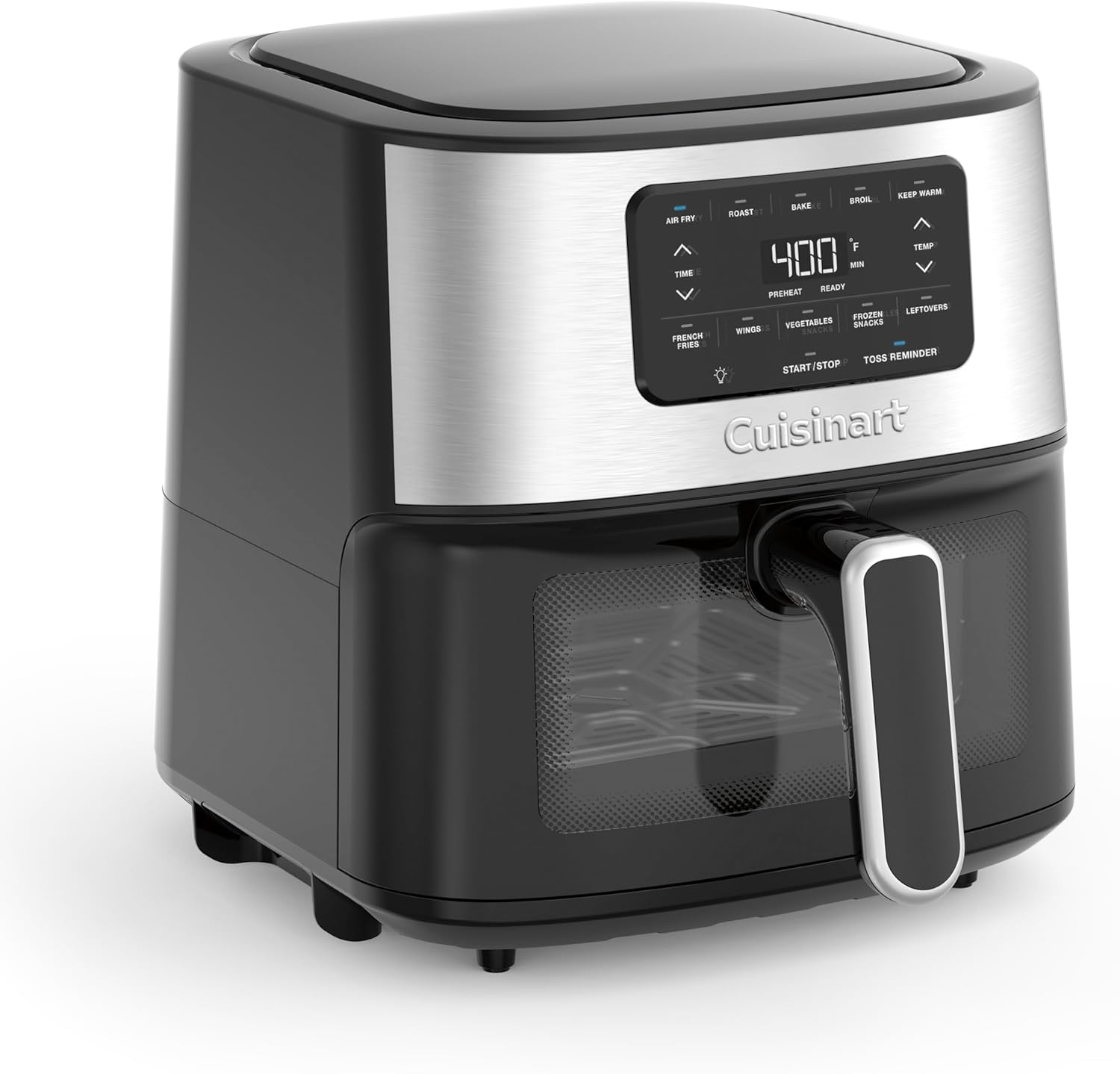 Cuisinart Air Fryer, 6-Quart Basket Large Fryer with 5 Cooking Functions to - View 2
