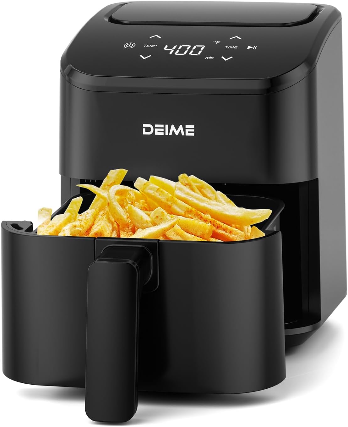 DEIME Air Fryer, Small Digital 3 Qt Airfryer Space Saving Compact, Bake, - View 3