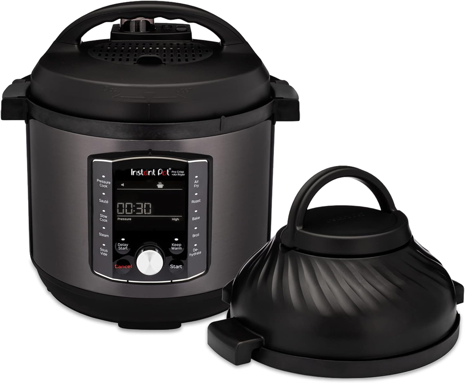 Instant Pot Duo Crisp 11-in-1 Air Fryer and Electric Pressure Cooker Combo with - View 2