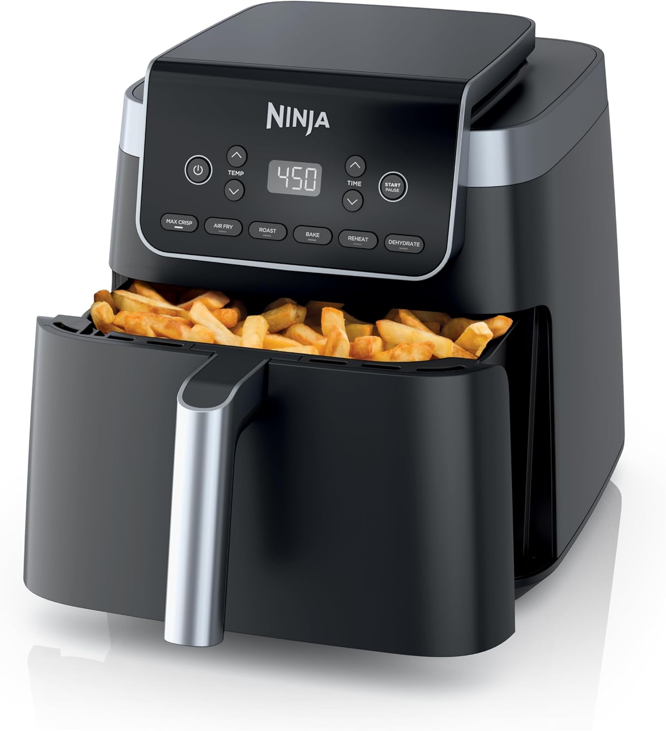 Ninja XL Air Fryer | 5.5 QT Capacity fits 3lbs of Wings | 5-in-1 Air Fry,