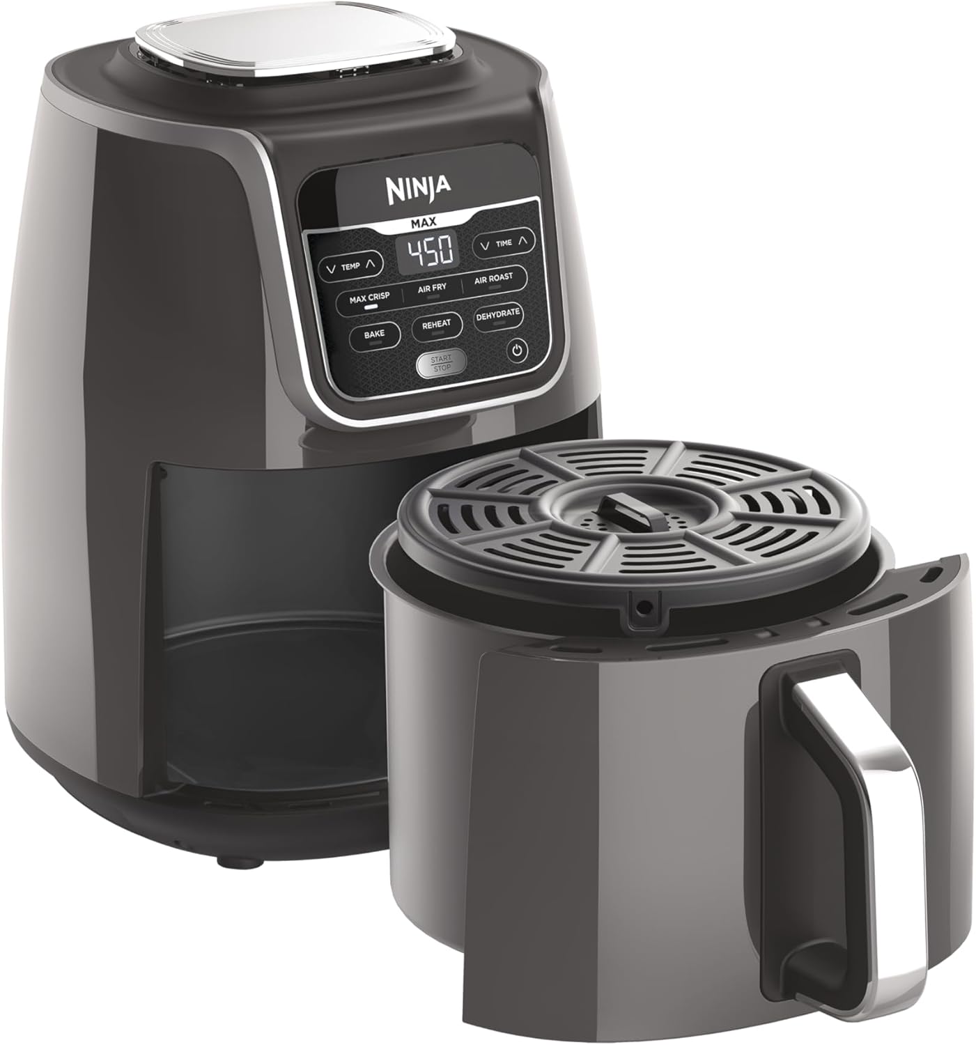 Ninja XL Air Fryer | 5.5 QT Capacity fits 3lbs of Wings | 5-in-1 Air Fry, - View 2