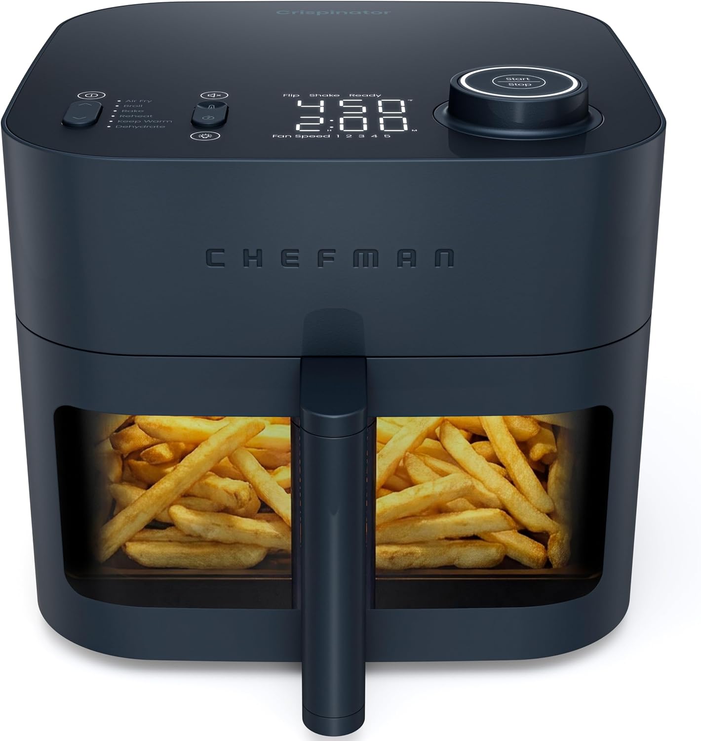 Chefman Crispinator Air Fryer 6-in-1 with 8 Qt capacity, 450°F Max Temp with - View 2