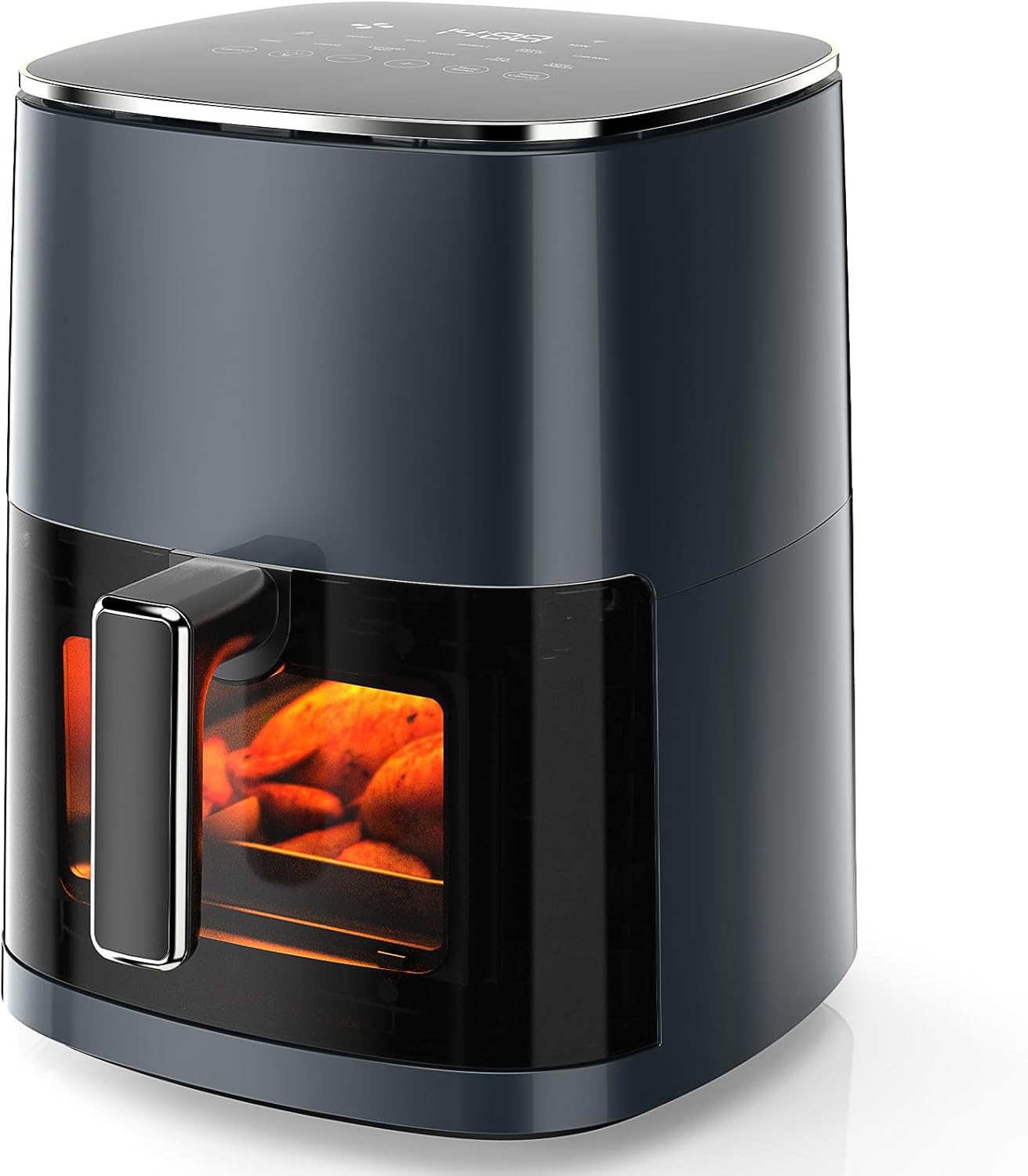 Air Fryer, 6QT Square Airfryer with Visual Window, 400°F Fast Heating Air - View 2