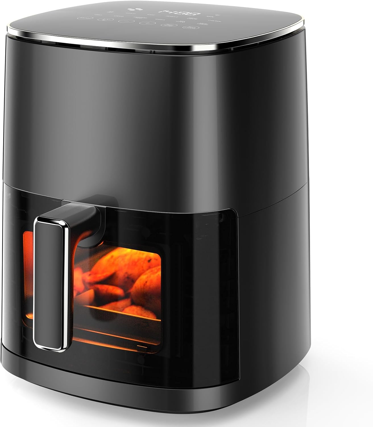 Air Fryer, 6QT Square Airfryer with Visual Window, 400°F Fast Heating Air - View 4