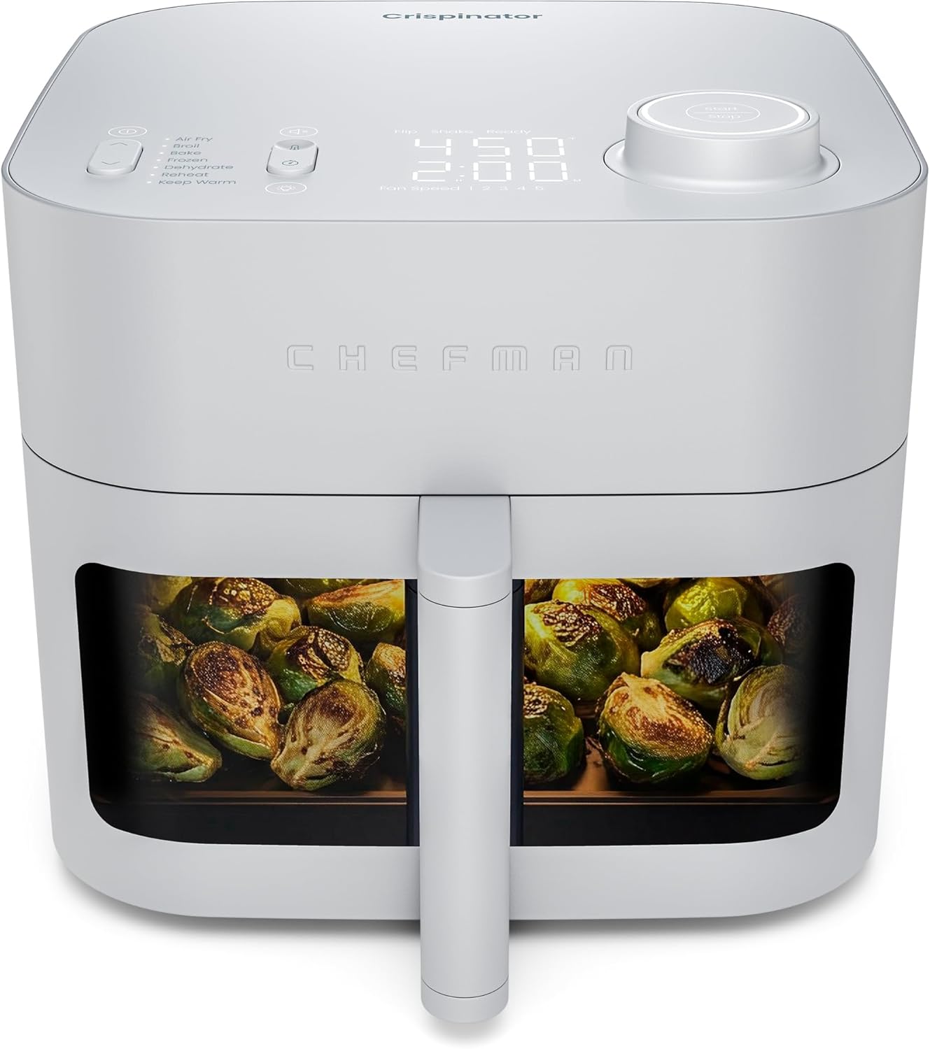 Chefman Crispinator Air Fryer 7-in-1 with 8 Qt Capacity, 450°F Max Temp & - View 2
