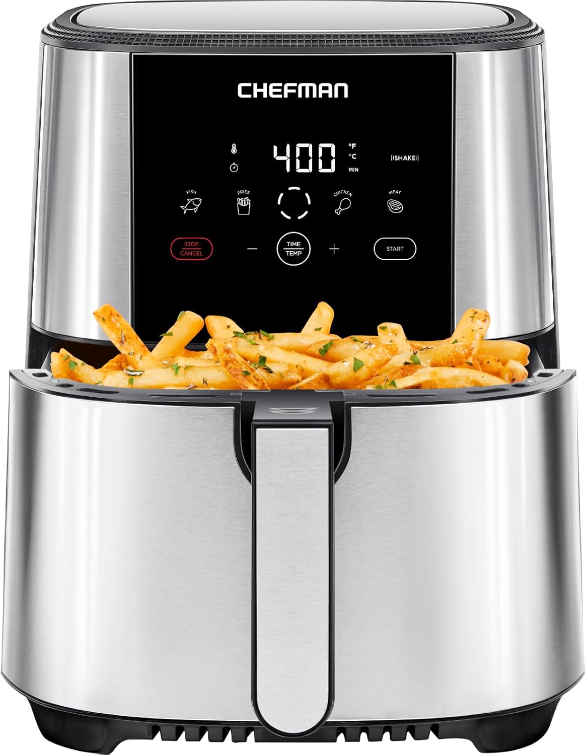 Chefman TurboFry Touch Air Fryer, Large 5-Quart Family Size, One Touch Digital