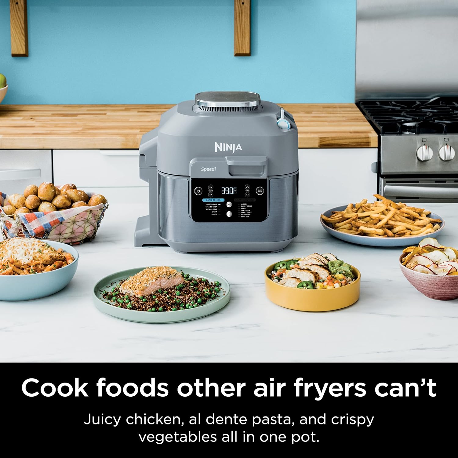Ninja SF301 Speedi Rapid Cooker & Air Fryer, 6-Quart Capacity, 12-in-1 - View 4