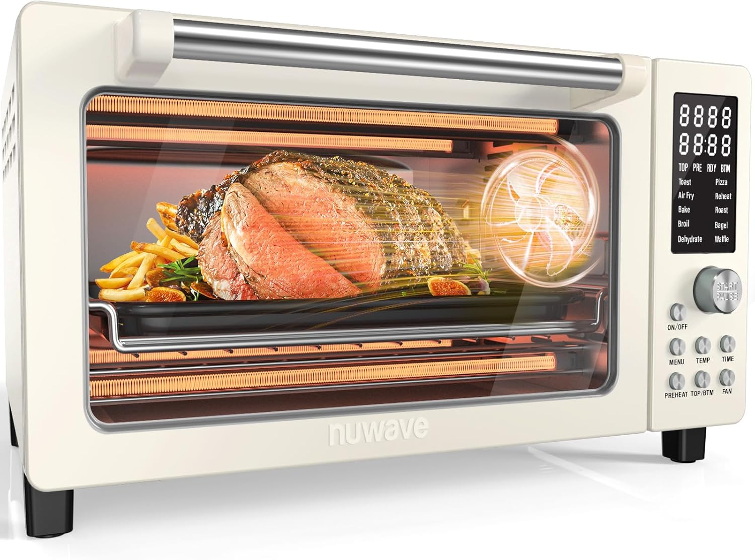 Nuwave Bravo Pro Smart Air Fryer Toaster Oven Combo, Airfryer Convection Oven - View 3
