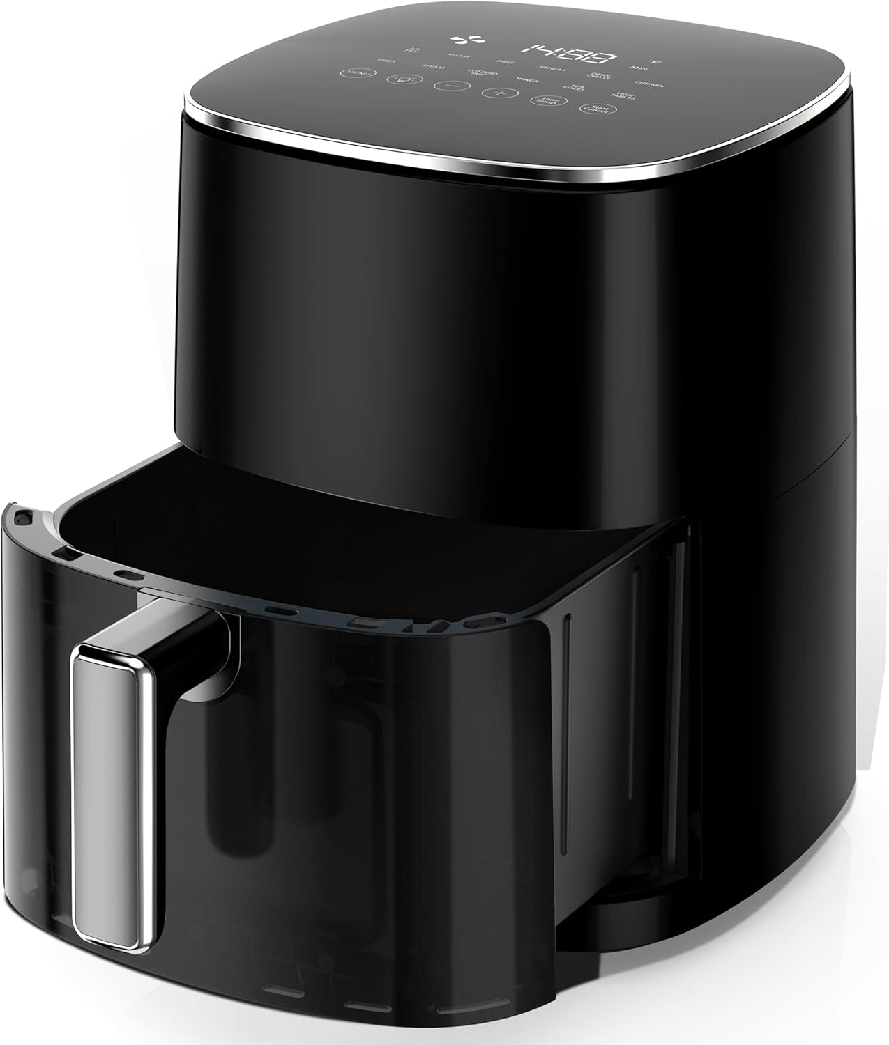 NEWBULIG Air Fryer, 6QT Square Airfryer with Visual Window, 400℉ Fast Heating - View 2