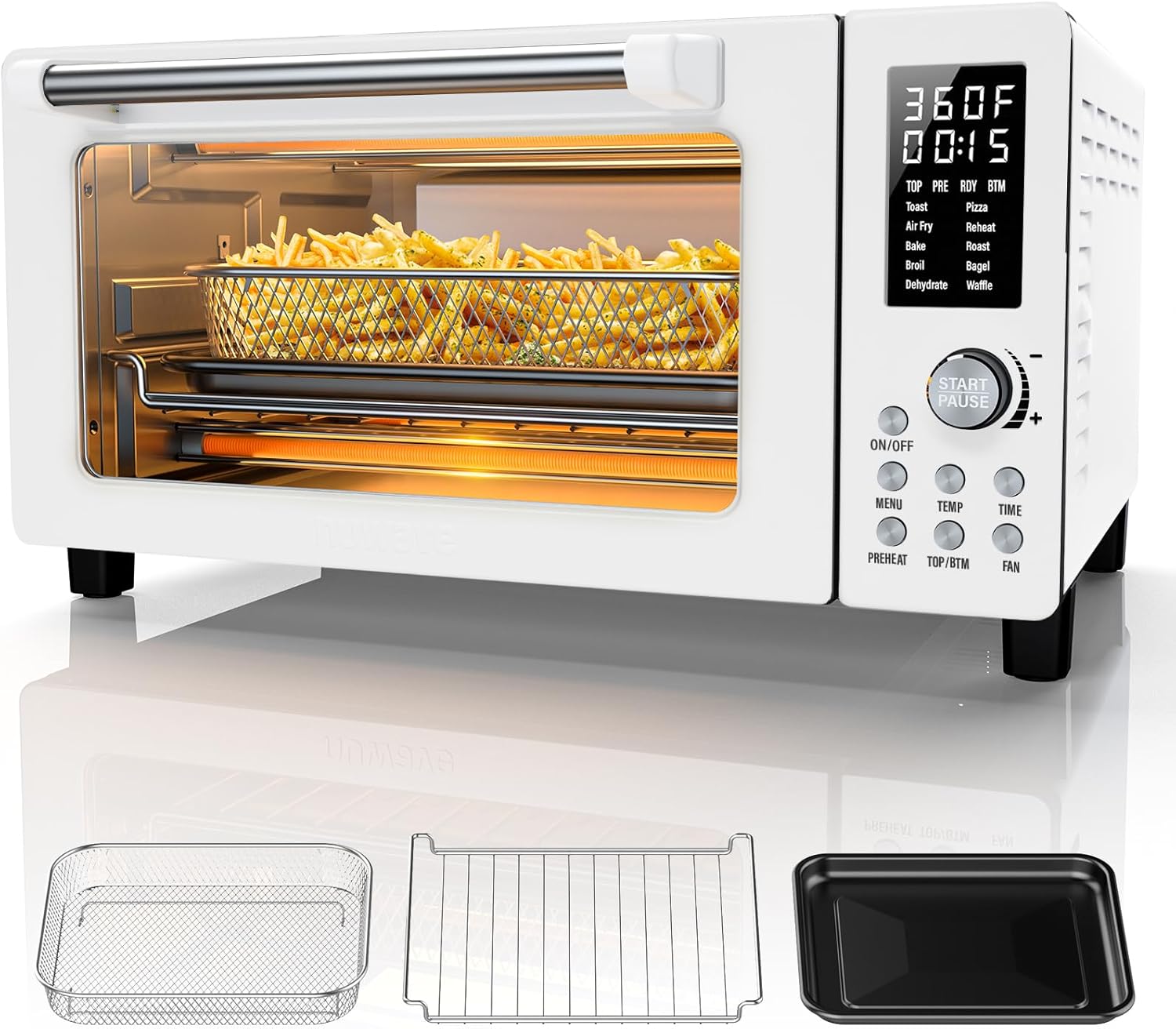 Nuwave Bravo Pro Convection Air Fryer Toaster Oven Combo, 2025 New and - View 4