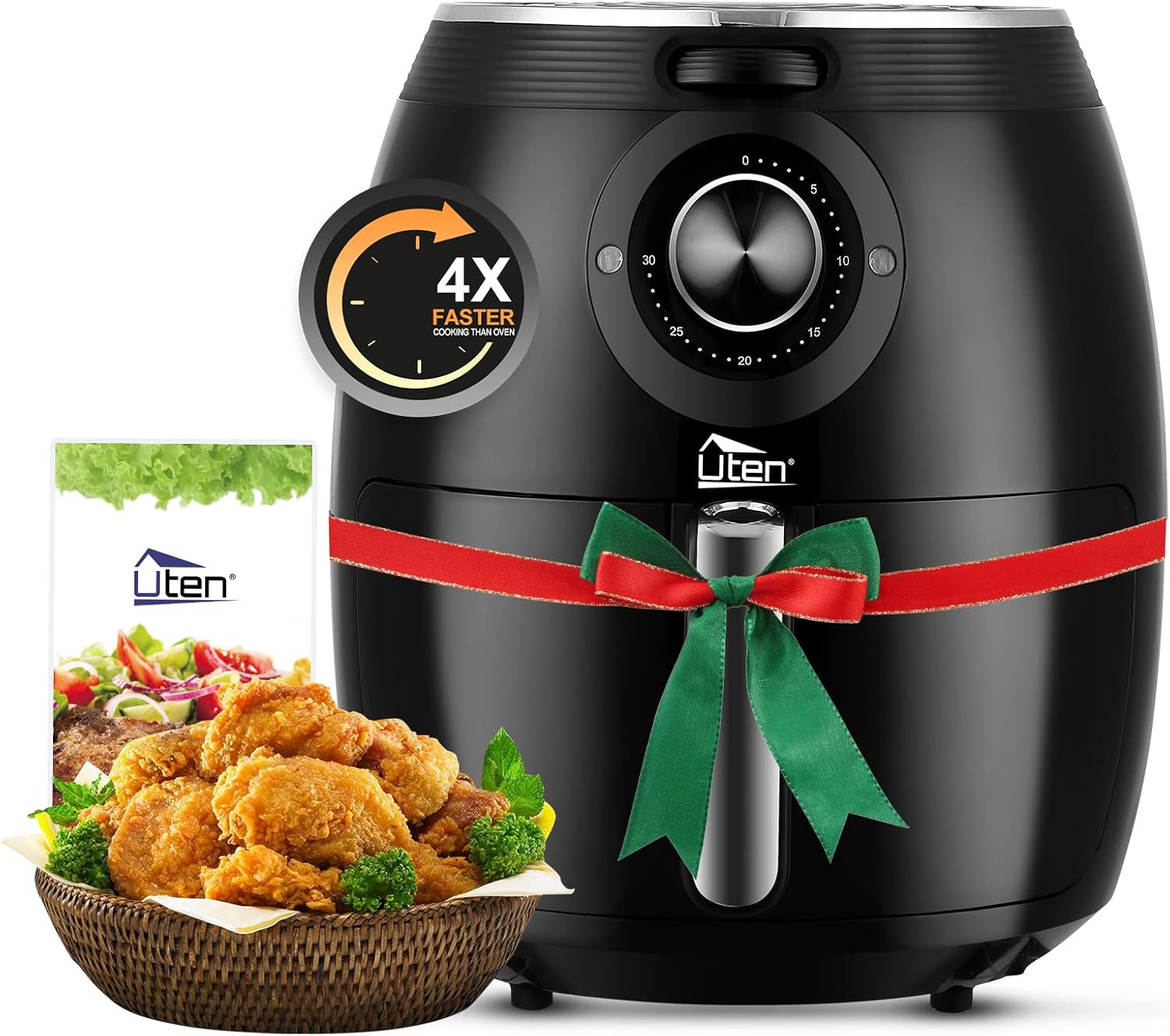 Air Fryer 6.9QT/6.5L, Uten 1700W High-power 8 in 1 Deep Frying Mode, Rapid - View 2