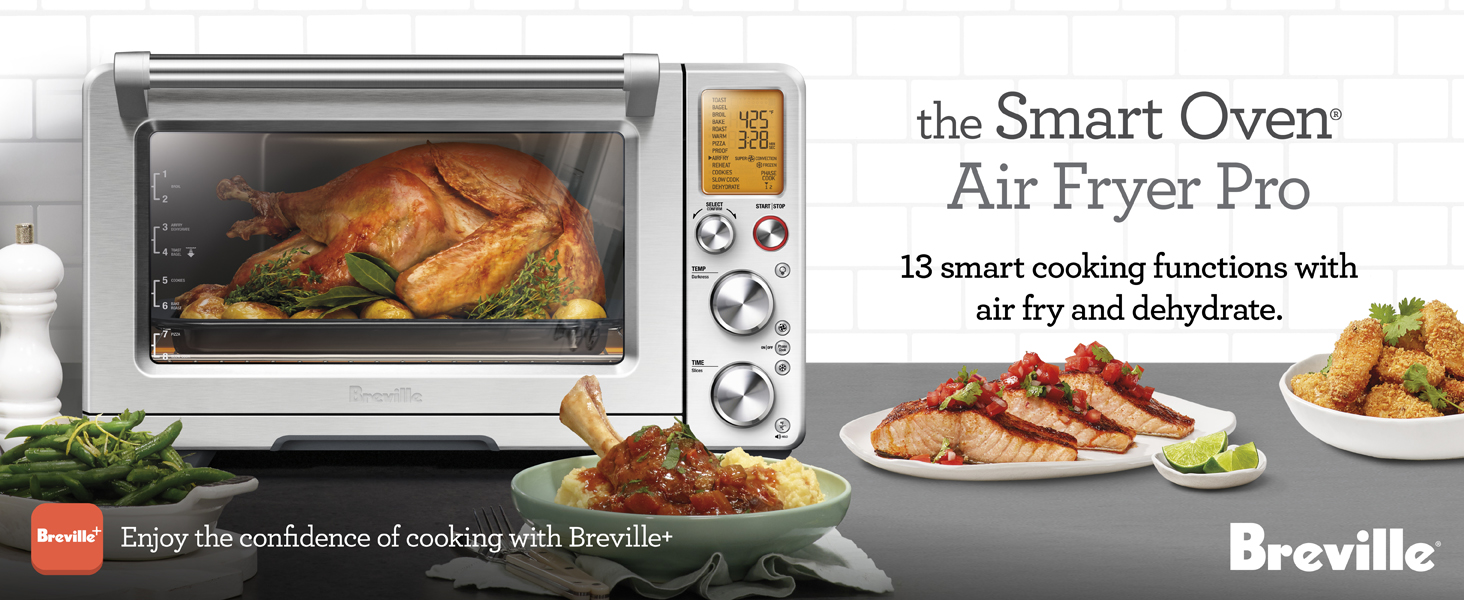 Breville BOV900BSS Smart Oven Air Fryer Pro and Convection Oven, Brushed Stainless Steel detail 1