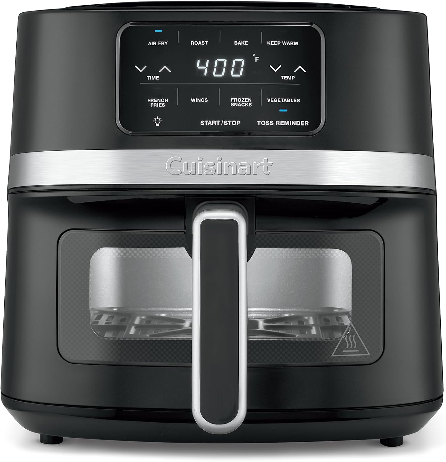Cuisinart Air Fryer, 6-Quart Basket Large Fryer with 5 Cooking Functions to Roast, Bake, Broil, Air Fry and Keep Warm, 5 Airfryer Presets, Dishwasher-Safe Parts, AIR-200NAS, Stainless Steel & Black detail 12