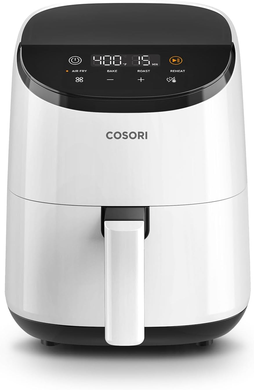 Cosori Air Fryer 2.1 QT, Small & Mini 4-in-1 airfryer Ideal for Simple Meals and Snack, Easy to Leftover Food to Crispy, Up to 97% Less Oil, 30 In-App Recipes, Nonstick & Dishwasher-Safe Basket detail 11