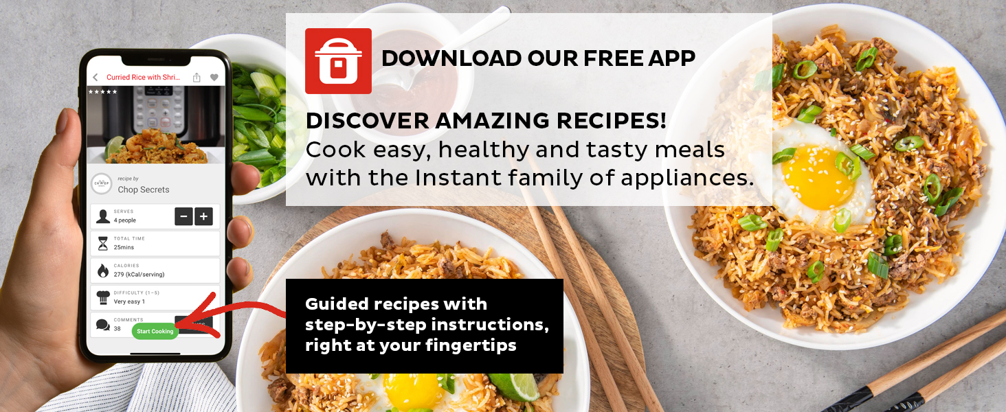 Instant Pot Duo Crisp 11-in-1 Air Fryer and Electric Pressure Cooker Combo with Multicooker Lids that Air Fries, Steams, Slow Cooks, Sautés, Dehydrates, & More, Free App With Over 800 Recipes, 6 Quart detail 9