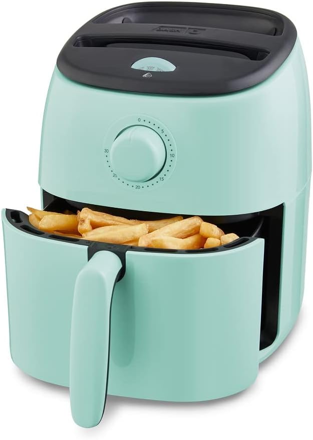 Dash Tasti-Crisp™ Air Fryer - AirCrisp® Technology - Compact Design with Adjustable Temperature Control - Nonstick Fry Basket & Auto Shut-Off Feature - 2.6 Quarts - Cool Grey detail 12