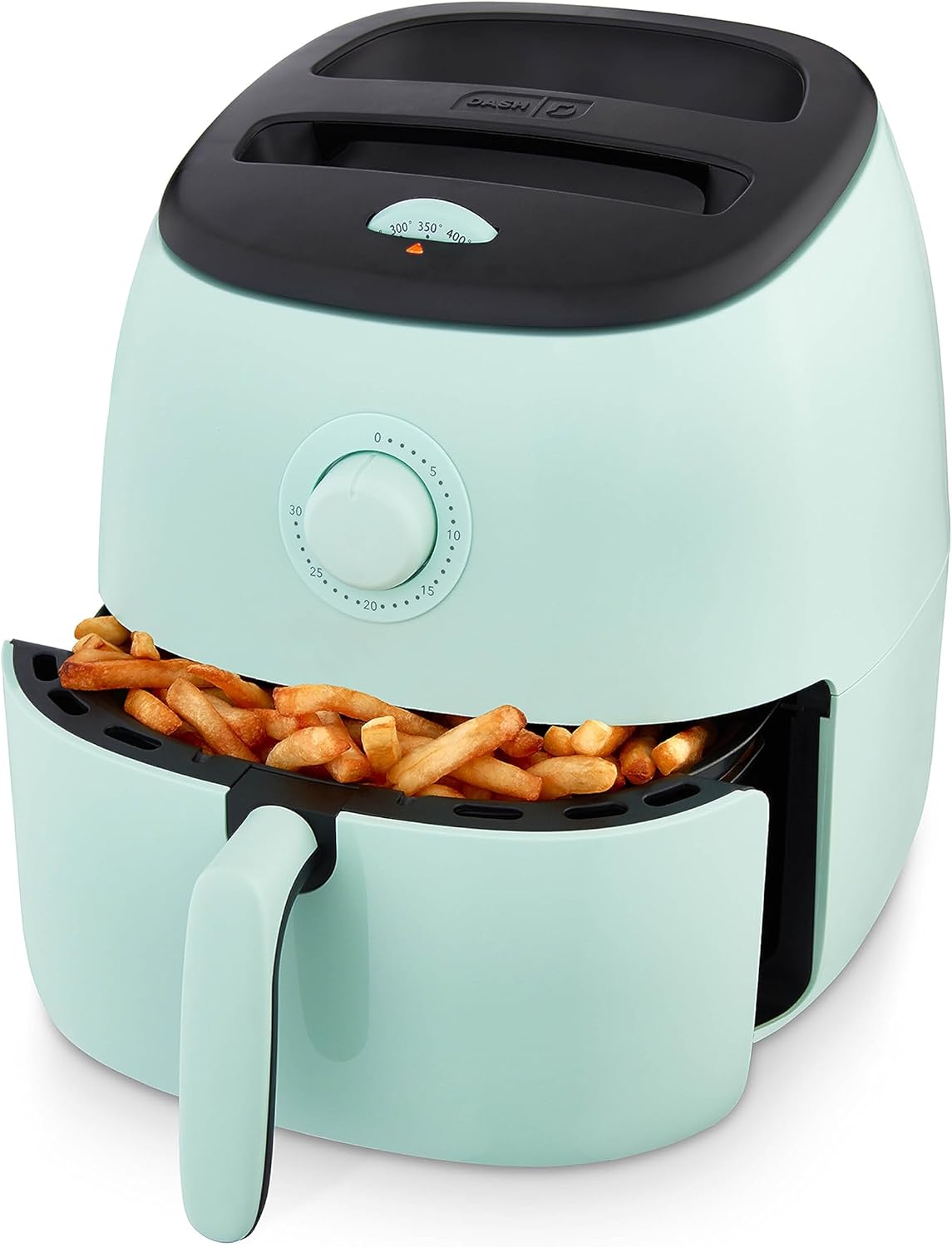 Dash Tasti-Crisp™ Air Fryer - AirCrisp® Technology - Compact Design with Adjustable Temperature Control - Nonstick Fry Basket & Auto Shut-Off Feature - 2.6 Quarts - Cool Grey detail 17