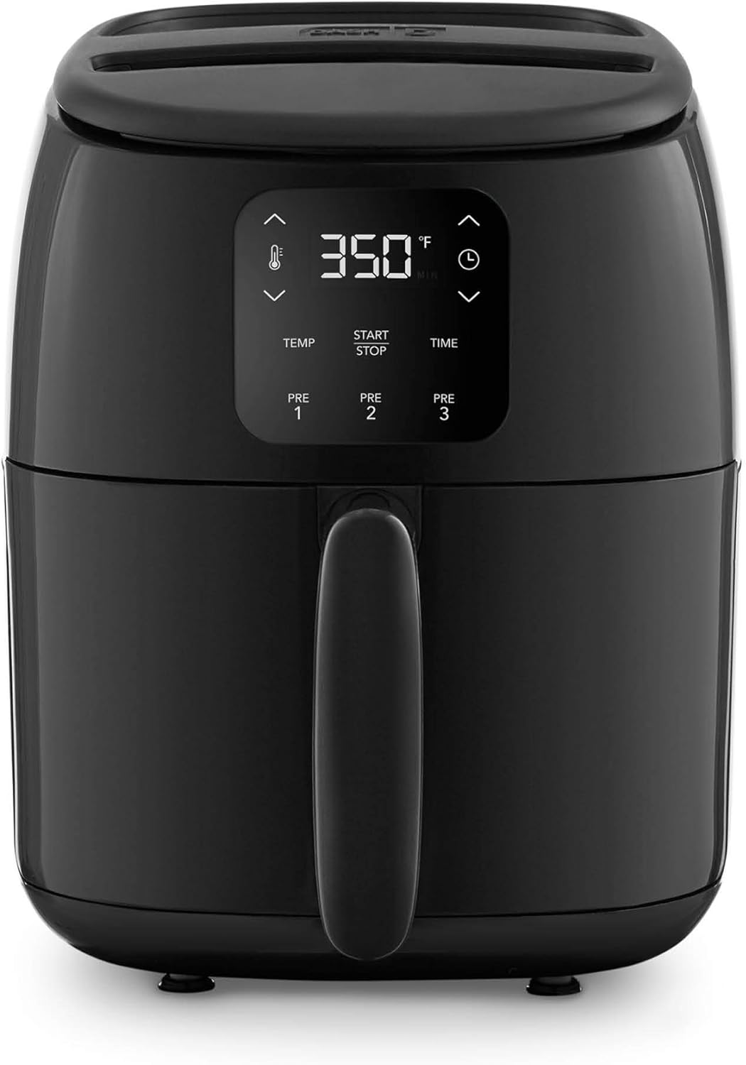 Dash Tasti-Crisp™ Digital Air Fryer - 2.6 Quart Small Compact Mini Air Fryer for French Fries, Nuggets & More, 1-2 People, Auto Shut Off, Adjustable Temp, Dishwasher Safe Parts - Grey detail 8