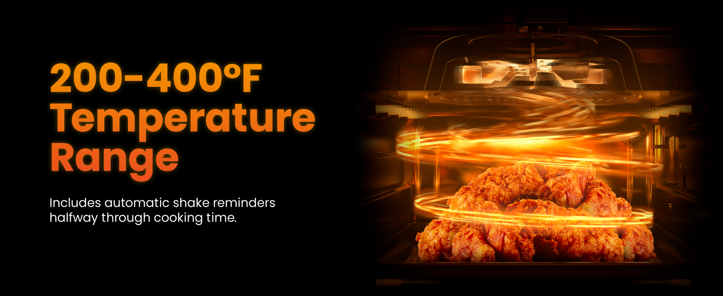 Chefman TurboFry Touch Air Fryer, Large 5-Quart Family Size, One Touch Digital Control Presets, French Fries, Chicken, Meat, Fish, Nonstick Dishwasher-Safe Parts, Automatic Shutoff, Stainless Steel detail 6