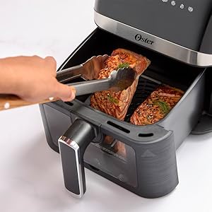 Oster Compact Air Fryer, 4-Quart Digital Airfryer with Window, Easy-to-Use Countertop Air Fryer detail 7