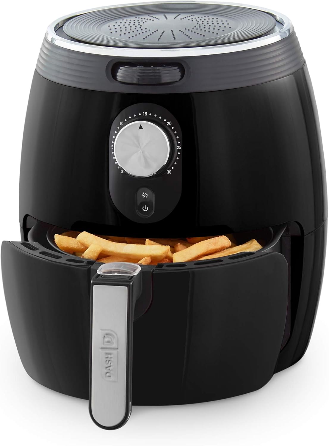 Dash Deluxe Air Fryer -Has AirCrisp® Technology - Adjustable Temperature Control & Auto Shut-Off Feature - Compact Nonstick Basket - 3 Quarts - Aqua detail 5