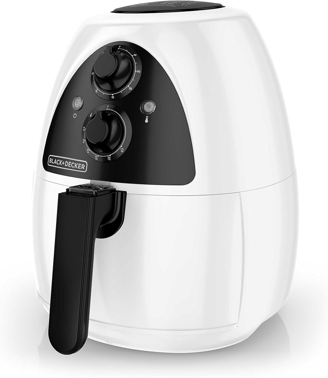 BLACK+DECKER Purify 2-Liter Air Fryer, White/Black, HF100WD detail 12